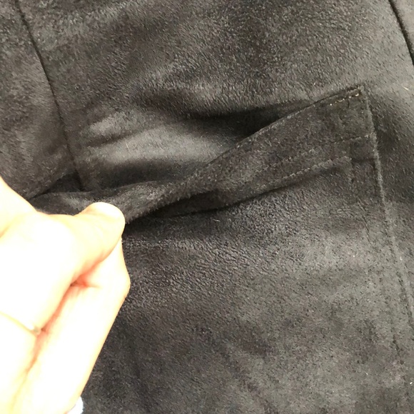 Navy Blue High Wasted Skirt - Picture 3 of 6